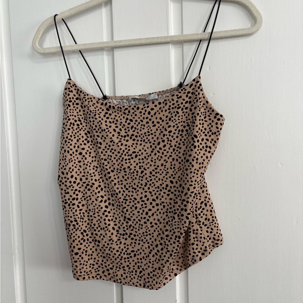 ⭐️$4 when bundled- Gaze Animal Print Crop Top